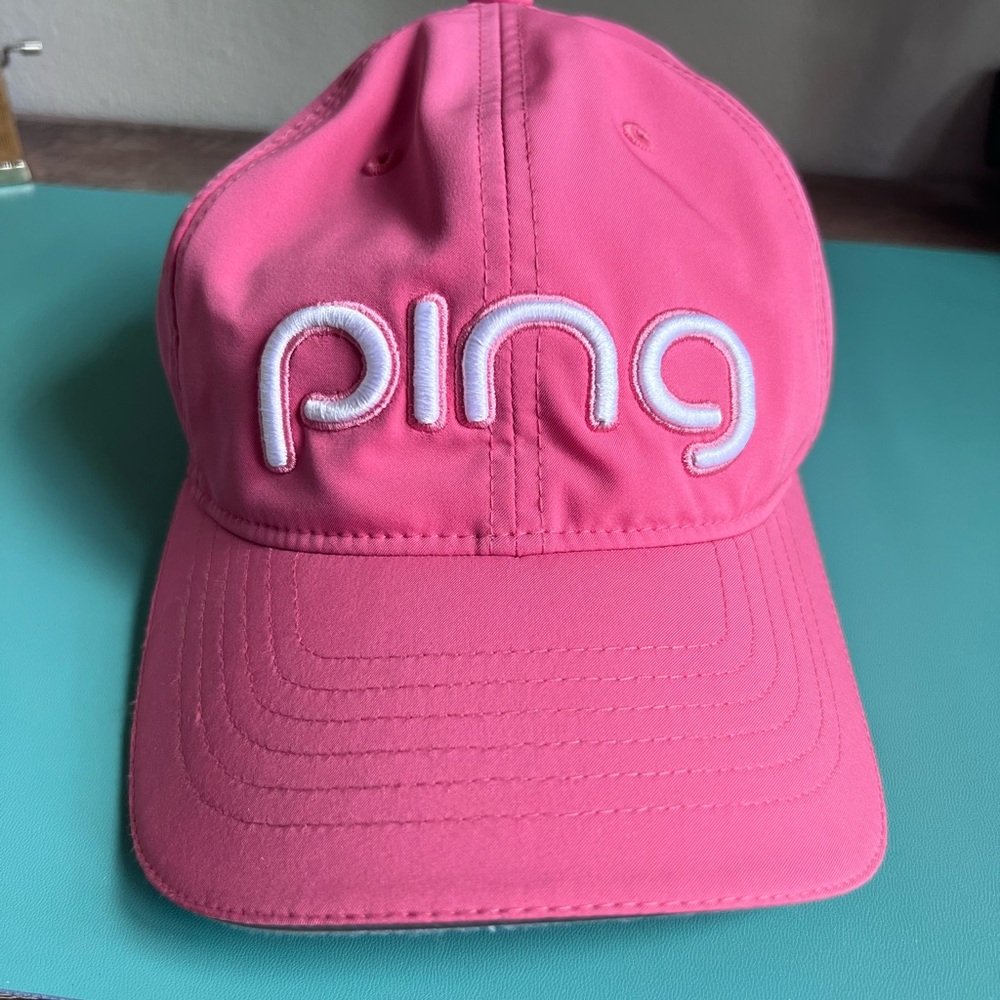 Pink PING Baseball Cap